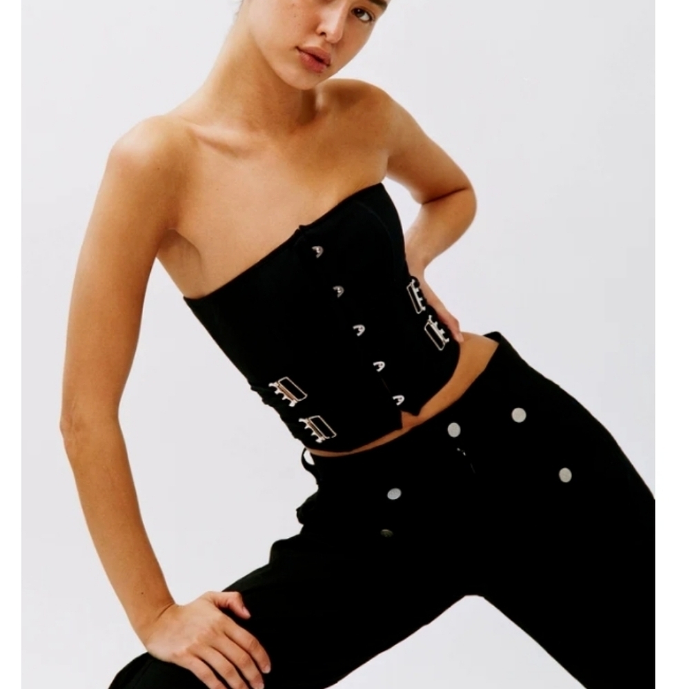 WITH JANE FASTEN STRAPPLES TOP HARDWEAR NWT SIZE SMALL